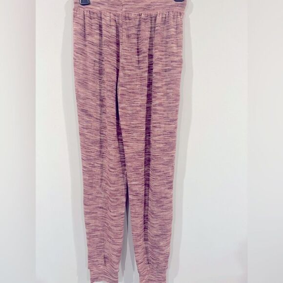 New HIPPIE ROSE Juniors' Hacci Knit Jogger Pants sweater berry spacedye S - Picture 4 of 5